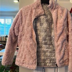 The North Face girls reversible jacket size M 10/12
